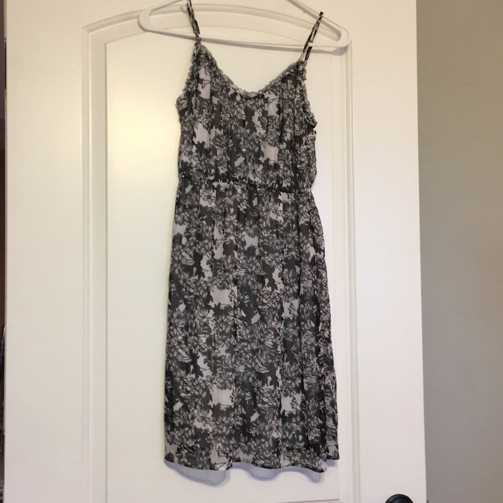 Black and white summer dress